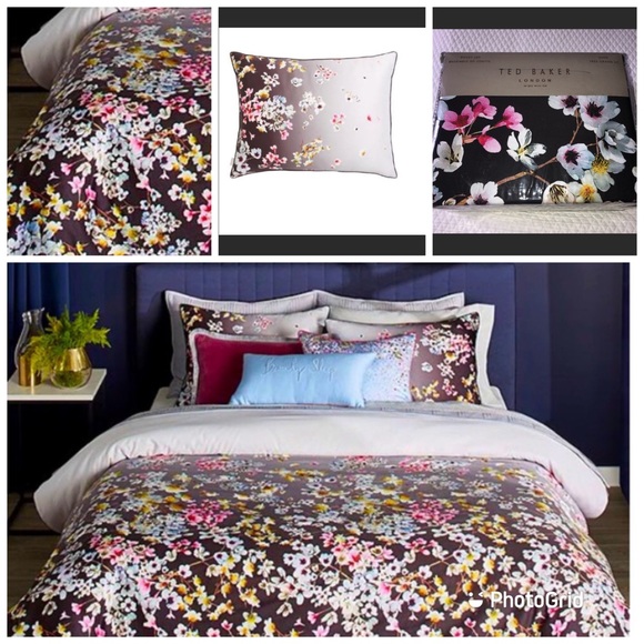 Ted Baker London Bedding Nwt Ted Baker London Jasmine Black King